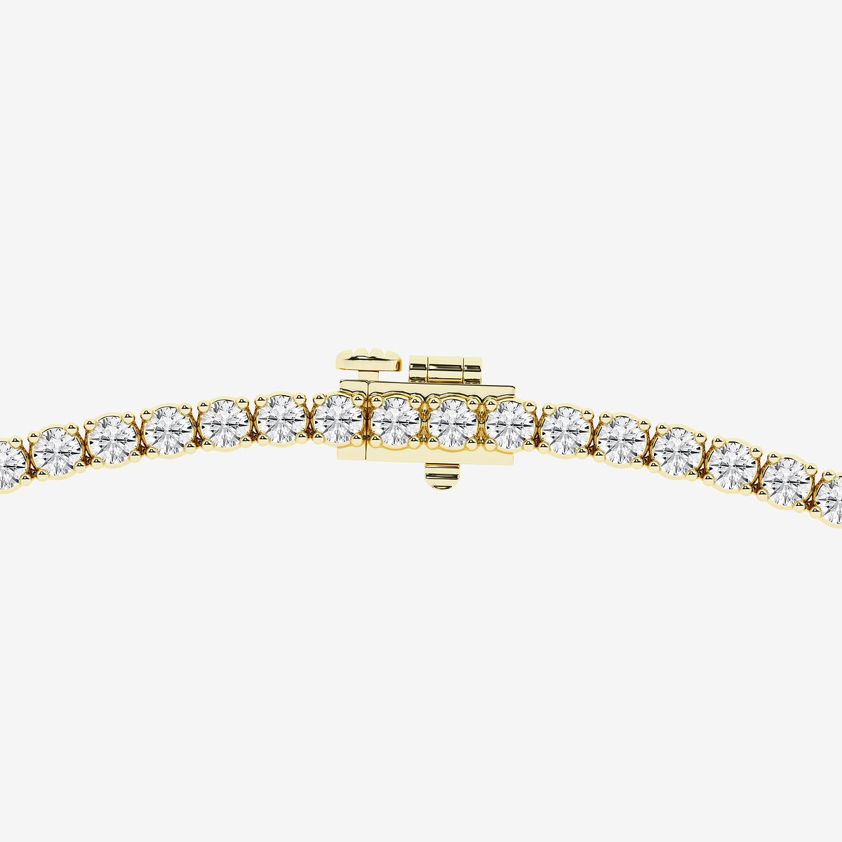 Additional Image 2 for  10 ctw Round Lab Grown Diamond Four Prong Graduated Tennis Necklace